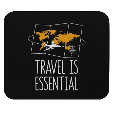 Discover Travel Is Essential Vacation Traveler Relaxation Mouse Pads