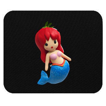 Discover Strawberry mermaid Mouse Pads