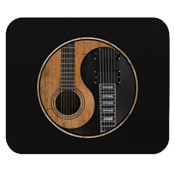 Discover Ying Yang Guitar ArTwork Mouse Pads