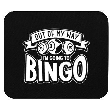 Discover Bingo Card Game Grandma Bingo Player Bingo Cards Mouse Pads