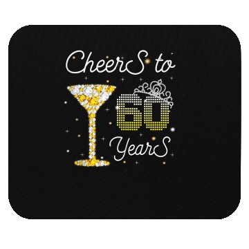 Discover Cheers 60 Years Old 60th Birthday Girl Women 60 Mouse Pads