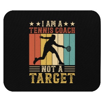Discover I AM A TENNIS COACH Mouse Pads