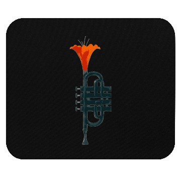 Discover Trumpet Flower Mouse Pads