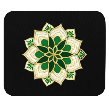 Discover green mandala for islamic holidays Mouse Pads