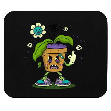 Discover Angry Plant Mouse Pads