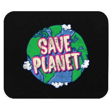 Discover save planet Mouse Pads