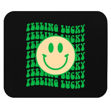 Discover Feeling lucky Mouse Pads