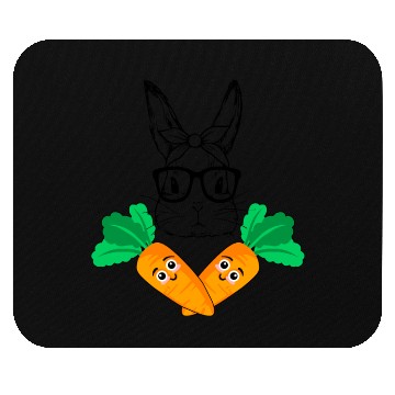 Discover Jolly Roger Happy Easter w/ Cute Bunny Skull & Mouse Pads