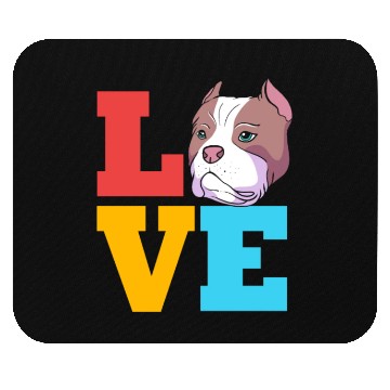 Discover Bully Dog Lover I Love My American Bully Mouse Pads