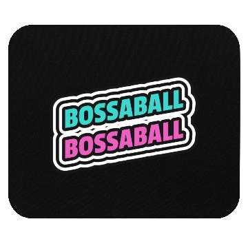 Discover Bossaball Sports Typography Mouse Pads