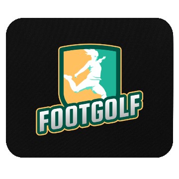 Discover Footgolf Ball Sports Player Mouse Pads