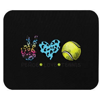 Discover Peace Love Tennis 2 Mouse Pads