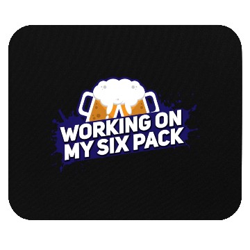 Discover Beer Gym Six Pack Mouse Pads