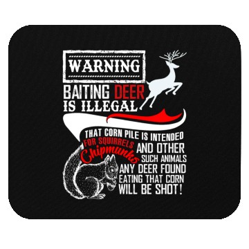 Discover Baiting Deer And Squirrels Chipmunks Mouse Pads