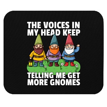 Discover garden gnomes dwarf garden red Mouse Pads