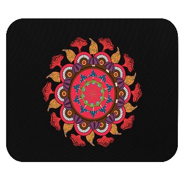 Discover Magic Mushroom Mandala Mouse Pads