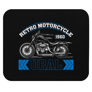 Discover RETRO MOTORCYCLE 1960 URAL Mouse Pads