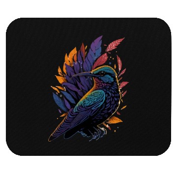 Discover Nature Lovers - Charming Hummingbird Mouse Pads