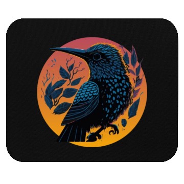 Discover Nature Lovers - Charming Hummingbird Mouse Pads