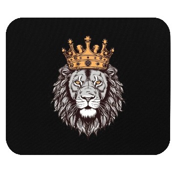 Discover Lion Crown Mouse Pads