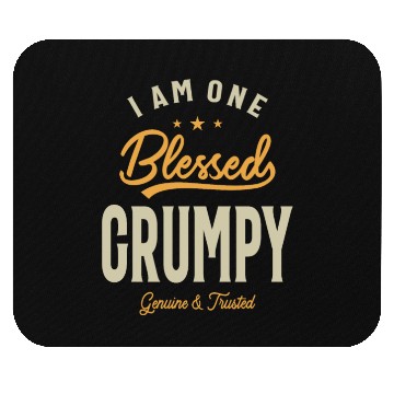 Discover Blessed Grumpy Dad/Grandpa - Father's Day Mouse Pads
