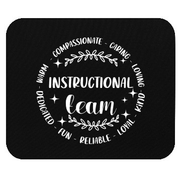 Discover Instructional Team Instructional Assistant School Mouse Pads