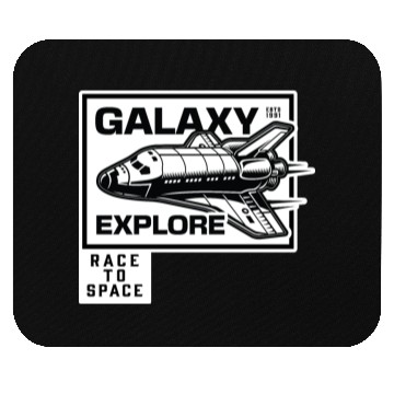 Discover Galaxy Explore Race To Space. Mouse Pads