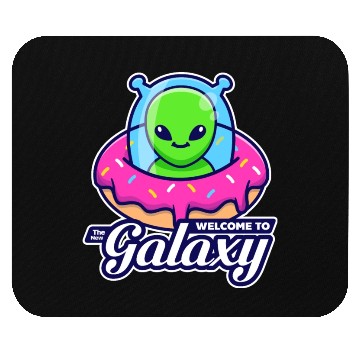 Discover Welcome to the new galaxy with donut UFO. Mouse Pads