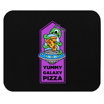Discover Yummy Galaxy Pizza. Mouse Pads