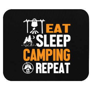 Discover Eat Sleep Camping Weekend Repeat Mouse Pads