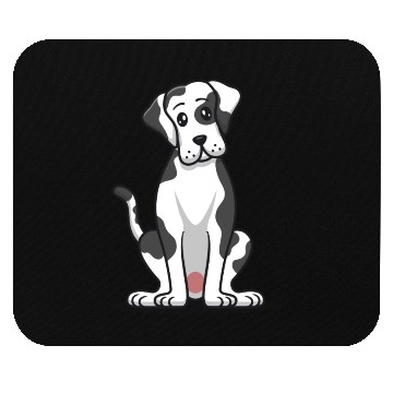 Discover Cute Great Dane Dog Mouse Pads