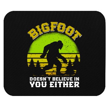 Discover Bigfoot Mountain fan Hiker funny Nature boy Mouse Pads