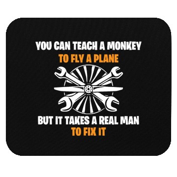 Discover Aircraft Mechanic Mouse Pads