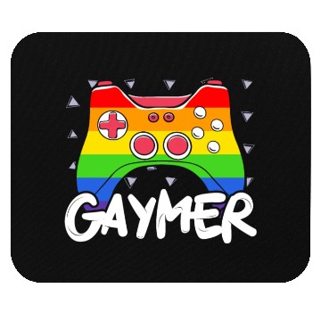 Discover Gaymer Video Game Rainbow Pride Month LGBTQ Gay Mouse Pads
