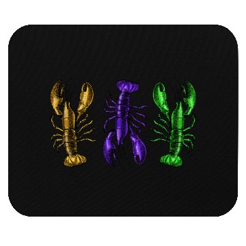 Discover Lobster Mardi Gras Mouse Pads