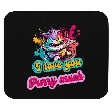 Discover Street Style Cat Graffiti Purry Much Art Mouse Pads