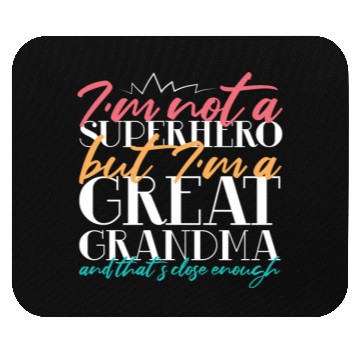 Discover Superhero Great Grandma Mouse Pads