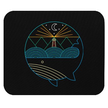 Discover Nature Ocean Minimalist Mouse Pads