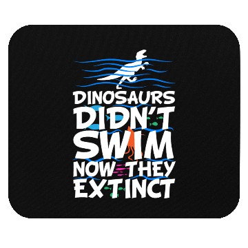 Discover Dinosaurs Didn t Swim Swimming Mouse Pads