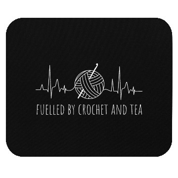Discover Fuelled by Crochet and Tea Mouse Pads