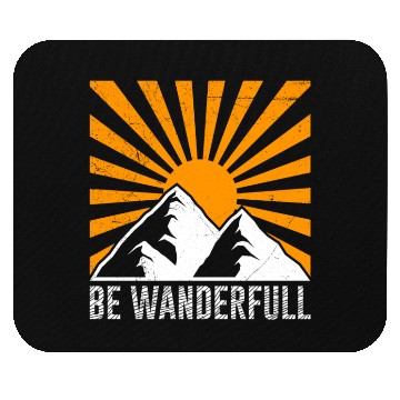 Discover Wanderfull Hiker Mountain fan Wanderlust Mountains Mouse Pads