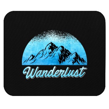 Discover Wanderlust Mountaineer Hiker Summit sport Mouse Pads