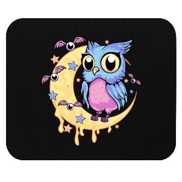 Discover Pastel Goth Owl Mouse Pads