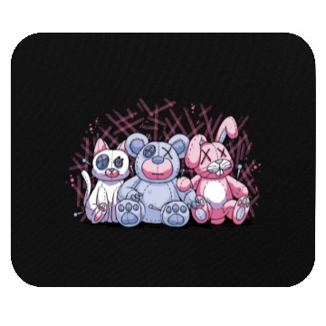Discover Creepy Cuddly Toys Mouse Pads