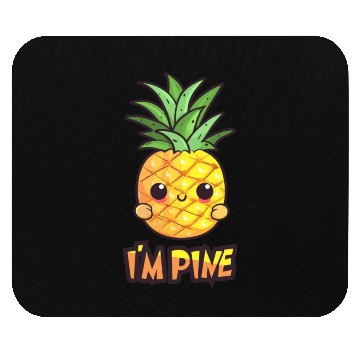 Discover i'm pine funny pineapple design Mouse Pads