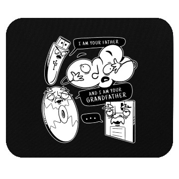 Discover Technology storage joke Mouse Pads