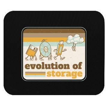 Discover Computer storage evolution Mouse Pads