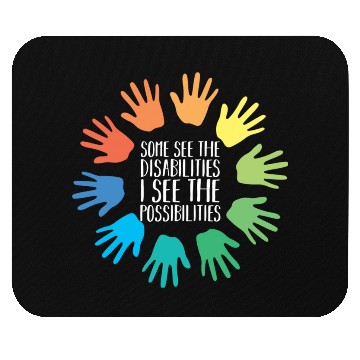 Discover I See Possabilities Special Education Teacher Mouse Pads