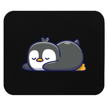 Discover Cute Penguin Sleeping Mouse Pads