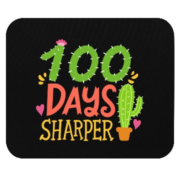 Discover 100 Days Of School Student Teacher Cactus Mouse Pads
